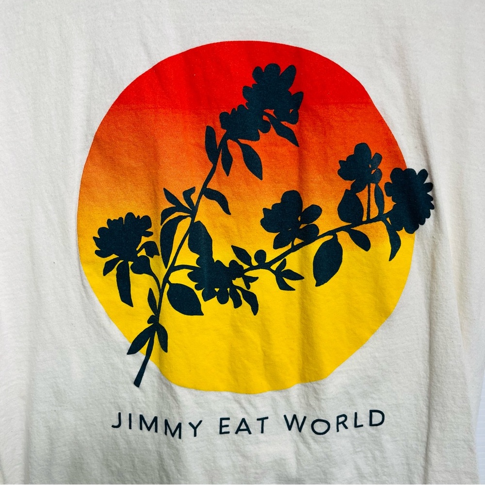 Jimmy Eat World T-Shirt Size Medium White - Picture 2 of 4